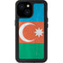 Azerbaijan Flag Distressed iPhone 15 Waterproof Case